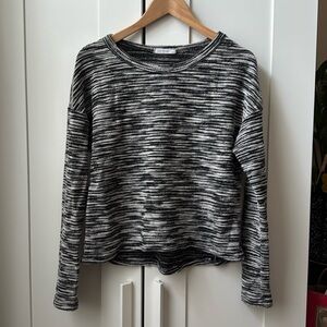 Tweed Textured long sleeve sweater